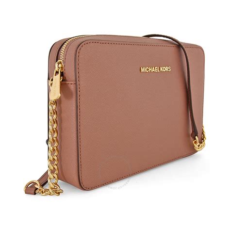 michael kors large jet set crossbody dusty rose|Michael Kors Jet Set Crossbody .